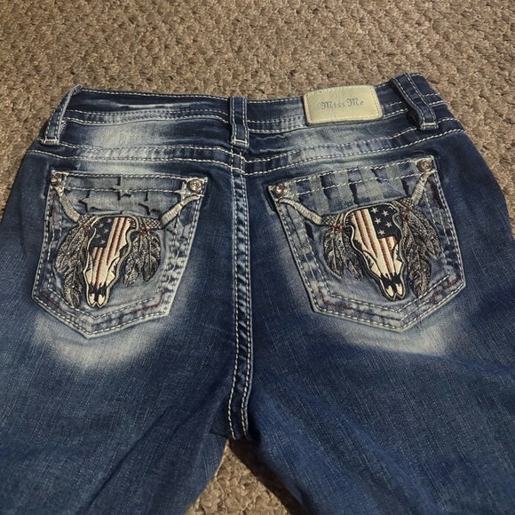 MISS ME mid rise bootcut jeans, size 27 waist & 32 length - Picture 2 of 4
